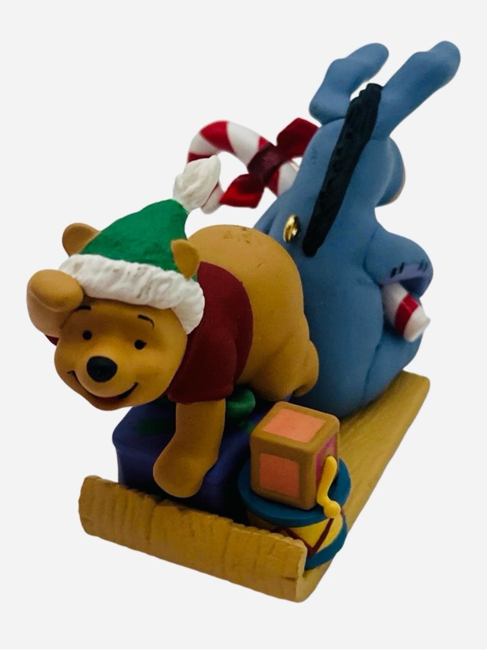 1999 Presents From Pooh Disney Winnie the Pooh & Eeyore Holiday Ornament